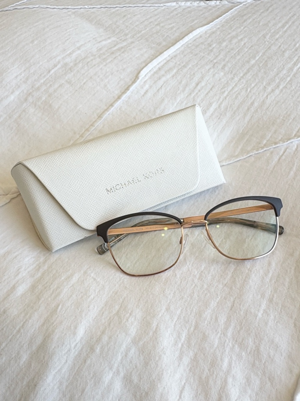 Michael Kors Glasses Rose Gold Matte Gunmetal- Adrianna IV